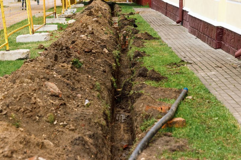 French Drain Construction